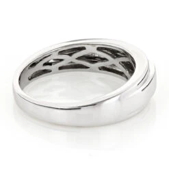 Solitaire 14K White Gold Princess Cut Diamond Wedding Band 0.25ct 10 Solitaire 14K White Gold Princess Cut Diamond Wedding Band 0.25ct -Its Hot Jewelry Shop 14k gold princess cut diamond wedding band 025ct p 7008 backwh