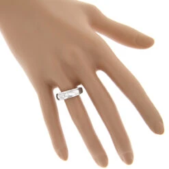 Solitaire 14K White Gold Princess Cut Diamond Wedding Band 0.25ct 11 Solitaire 14K White Gold Princess Cut Diamond Wedding Band 0.25ct -Its Hot Jewelry Shop 14k gold princess cut diamond wedding band 025ct p 7008 bodwh