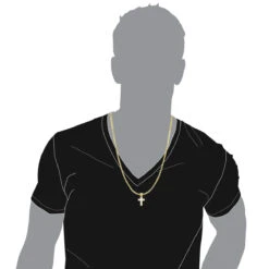 14K Yellow Gold Princess Diamond Cross Pendant 0.76ct 11 14K Yellow Gold Princess Diamond Cross Pendant 0.76ct -Its Hot Jewelry Shop 14k gold princess diamond cross pendant 076ct p 6610 bodye