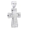 14K White Gold Princess & Round Diamond Cross Pendant 2.28ct 1 14K White Gold Princess & Round Diamond Cross Pendant 2.28ct -Its Hot Jewelry Shop 14k gold princess round diamond cross pendant 228ct p 6597 20220918