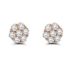 14K White Gold Prong Round Diamond Clusters Earrings 1ct Studs 10 14K White Gold Prong Round Diamond Clusters Earrings 1ct Studs -Its Hot Jewelry Shop 14k gold prong round diamond clusters earrings 100ct p 5812 ro