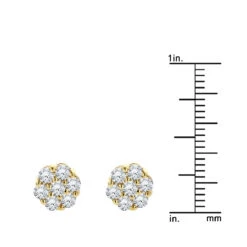 14K White Gold Prong Round Diamond Clusters Earrings 1ct Studs 13 14K White Gold Prong Round Diamond Clusters Earrings 1ct Studs -Its Hot Jewelry Shop 14k gold prong round diamond clusters earrings 100ct p 5812 rulerye