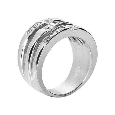 14K White Gold Right Hand Diamond Ladies Ring 0.50ct 5 14K White Gold Right Hand Diamond Ladies Ring 0.50ct - Image 3