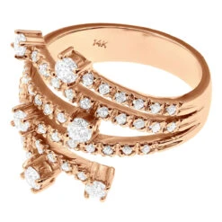 14K White Gold Right Hand Diamond Ring 0.94ct 15 14K White Gold Right Hand Diamond Ring 0.94ct -Its Hot Jewelry Shop 14k gold right hand diamond ring 094ct p 29755 back rose