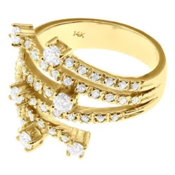 14K White Gold Right Hand Diamond Ring 0.94ct 14 14K White Gold Right Hand Diamond Ring 0.94ct -Its Hot Jewelry Shop 14k gold right hand diamond ring 094ct p 29755 back yellow 1669662188