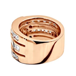 Unique 14K White Gold Right Hand Diamond Ring For Women 3.01ct By Luxurman -Its Hot Jewelry Shop 14k gold right hand diamond ring 301ct p 29764 backro