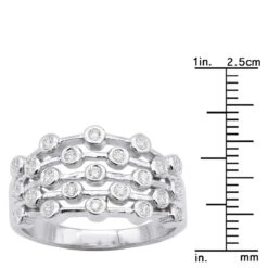 14K White Gold Right Hand Ladies Diamond Ring 0.46ct 13 14K White Gold Right Hand Ladies Diamond Ring 0.46ct -Its Hot Jewelry Shop 14k gold right hand ladies diamond ring 046ct p 29824 rulerwh