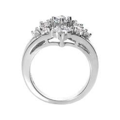 14K White Gold Right Hand Ladies Diamond Ring 0.95ct 8 14K White Gold Right Hand Ladies Diamond Ring 0.95ct -Its Hot Jewelry Shop 14k gold right hand ladies diamond ring 095ct p 29769 back white