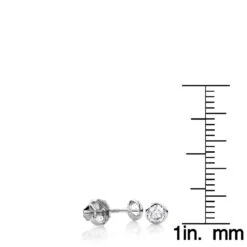 14K Rose Gold Round Diamond Bezel Stud Earrings 0.30ct 13 14K Rose Gold Round Diamond Bezel Stud Earrings 0.30ct -Its Hot Jewelry Shop 14k gold round diamond bezel stud earrings 030ct p 7057 rulerwh