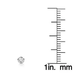 14K White Gold Round Diamond Bezel Stud Earrings 0.40ct -Its Hot Jewelry Shop 14k gold round diamond bezel stud earrings 040ct p 6936 rulerwh