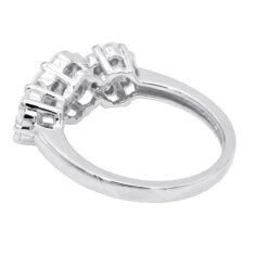 14K White Gold Round Diamond Cluster Ring Flower 0.78ct 13 14K White Gold Round Diamond Cluster Ring Flower 0.78ct -Its Hot Jewelry Shop 14k gold round diamond cluster ring flower 078ct p 5829 backwh
