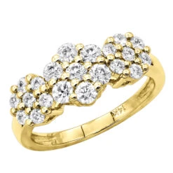 14K White Gold Round Diamond Cluster Ring Flower 0.78ct 11 14K White Gold Round Diamond Cluster Ring Flower 0.78ct -Its Hot Jewelry Shop 14k gold round diamond cluster ring flower 078ct p 5829 ye