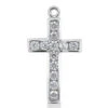 14K White Gold Round Diamond Cross Necklace 0.36ct -Its Hot Jewelry Shop 14k gold round diamond cross necklace 036ct p 26521 white 20220426
