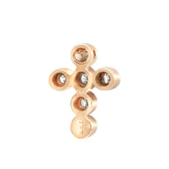 14K Rose Gold Round Diamond Cross Necklace 0.60ct By Luxurman 11 14K Rose Gold Round Diamond Cross Necklace 0.60ct By Luxurman -Its Hot Jewelry Shop 14k gold round diamond cross necklace 060ct p 26542 backro