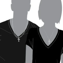 14K White Gold Round Diamond Cross Necklace 0.70ct 16 14K White Gold Round Diamond Cross Necklace 0.70ct -Its Hot Jewelry Shop 14k gold round diamond cross necklace 070ct p 26525 bodwh