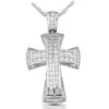 14K White Gold Round Diamond Cross Necklace 1.11ct 1 14K White Gold Round Diamond Cross Necklace 1.11ct -Its Hot Jewelry Shop 14k gold round diamond cross necklace 111ct p 26532 white 20220426