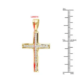 14K White Gold Round Diamond Cross Necklace 1.36ct -Its Hot Jewelry Shop 14k gold round diamond cross necklace 136ct p 26526 rulerye