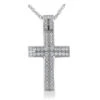 14K White Gold Round Diamond Cross Necklace 2.70ct -Its Hot Jewelry Shop 14k gold round diamond cross necklace 270ct p 26527 white 20220426