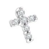 14K White Gold Round Diamond Cross Pendant 0.30ct 10.3mm -Its Hot Jewelry Shop 14k gold round diamond cross pendant 030ct p 26563 wh