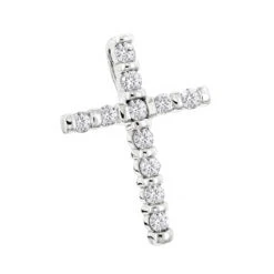 14K Yellow Gold Round Diamond Cross Pendant 0.33ct 14mm 8 14K Yellow Gold Round Diamond Cross Pendant 0.33ct 14mm -Its Hot Jewelry Shop 14k gold round diamond cross pendant 033ct p 26547 wh
