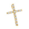 14K Yellow Gold Round Diamond Cross Pendant 0.33ct 14mm -Its Hot Jewelry Shop 14k gold round diamond cross pendant 033ct p 26547 ye