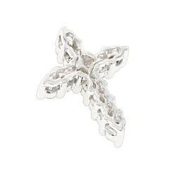 14K White Gold Round Diamond Cross Pendant For Men And Women 0.55ct 11 14K White Gold Round Diamond Cross Pendant For Men And Women 0.55ct -Its Hot Jewelry Shop 14k gold round diamond cross pendant 055ct p 26506 backwh