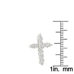 14K White Gold Round Diamond Cross Pendant For Men And Women 0.55ct 13 14K White Gold Round Diamond Cross Pendant For Men And Women 0.55ct -Its Hot Jewelry Shop 14k gold round diamond cross pendant 055ct p 26506 rulerwh