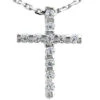 14K White Gold Round Diamond Cross Pendant 0.55ct 16.4mm -Its Hot Jewelry Shop 14k gold round diamond cross pendant 055ct p 26548 white 20220426