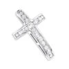 14K White Gold Round Diamond Cross Pendant By Luxurman 0.59ct 2 14K White Gold Round Diamond Cross Pendant By Luxurman 0.59ct -Its Hot Jewelry Shop 14k gold round diamond cross pendant 059ct p 26564 wh