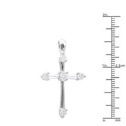 14K White Gold Round Diamond Cross Pendant 0.73ct 17 14K White Gold Round Diamond Cross Pendant 0.73ct -Its Hot Jewelry Shop 14k gold round diamond cross pendant 073ct p 26553 rulerwh