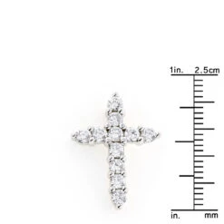 Small 14K White Gold Round Diamond Cross Pendant For Women 1 Carat 13 Small 14K White Gold Round Diamond Cross Pendant For Women 1 Carat -Its Hot Jewelry Shop 14k gold round diamond cross pendant 10ct p 6611 rulerwh