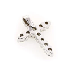 14K White Gold Round Diamond Cross Pendant 1.32ct 17.5mm 11 14K White Gold Round Diamond Cross Pendant 1.32ct 17.5mm -Its Hot Jewelry Shop 14k gold round diamond cross pendant 132ct p 26508 backwh