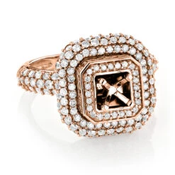 Halo 14K White Gold Round Diamond Engagement Ring Setting 2.40ct -Its Hot Jewelry Shop 14k gold round diamond engagement ring setting 240ct p 6738 ro