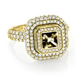 Halo 14K White Gold Round Diamond Engagement Ring Setting 2.40ct -Its Hot Jewelry Shop 14k gold round diamond engagement ring setting 240ct p 6738 ye