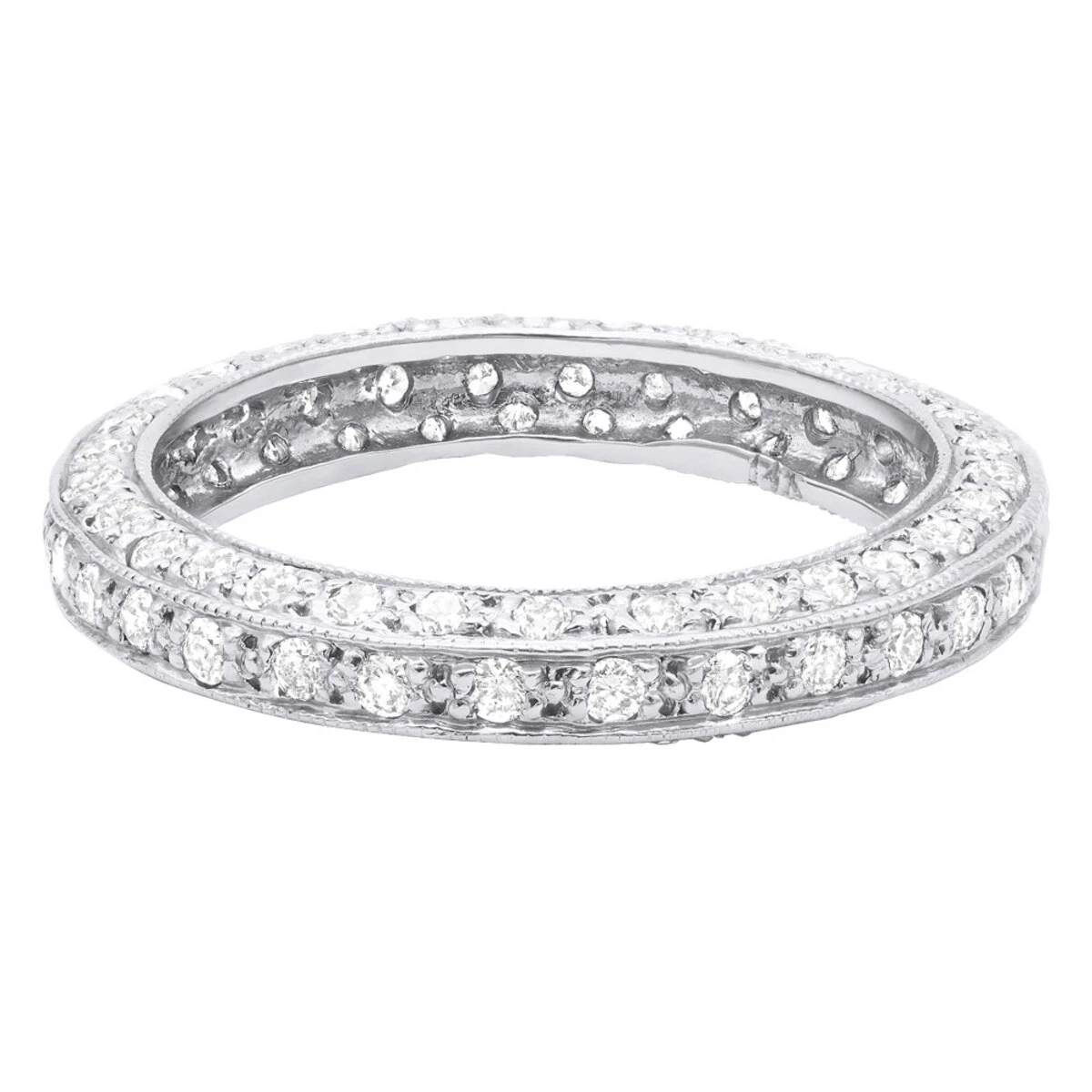 14K Yellow Gold Round Diamond Eternity Band 0.90ct 6 14K Yellow Gold Round Diamond Eternity Band 0.90ct - Image 4