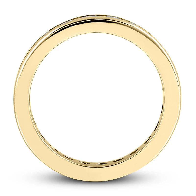 Thin 14K White Gold Round Diamond Eternity Band 1.25ct 10 Thin 14K White Gold Round Diamond Eternity Band 1.25ct - Image 8