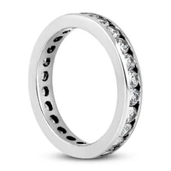 Thin 14K White Gold Round Diamond Eternity Band 1.25ct 14 Thin 14K White Gold Round Diamond Eternity Band 1.25ct -Its Hot Jewelry Shop 14k gold round diamond eternity band 125ct p 24813 back white 20220426