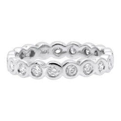 14K White Gold Round Diamond Eternity Band Bezel Set Diamonds 1.60ct 13 14K White Gold Round Diamond Eternity Band Bezel Set Diamonds 1.60ct -Its Hot Jewelry Shop 14k gold round diamond eternity band 160ct p 24839 backwh