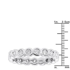 14K White Gold Round Diamond Eternity Band Bezel Set Diamonds 1.60ct 17 14K White Gold Round Diamond Eternity Band Bezel Set Diamonds 1.60ct -Its Hot Jewelry Shop 14k gold round diamond eternity band 160ct p 24839 rulerwh