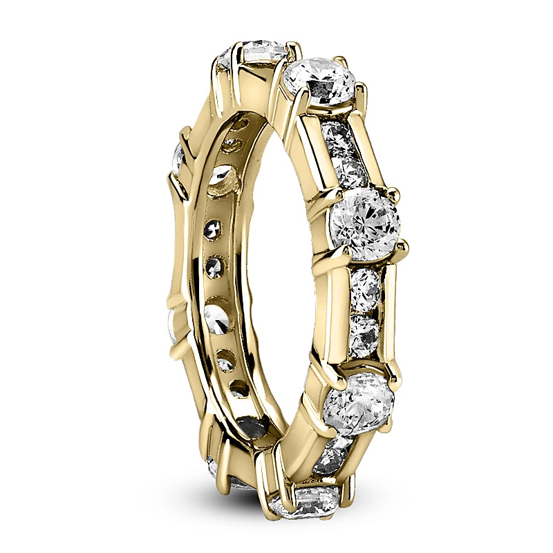 14K White Gold Round Diamond Eternity Band 1.89ct 7 14K White Gold Round Diamond Eternity Band 1.89ct - Image 5