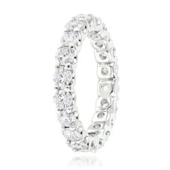 Thin 14K White Gold Round Diamond Eternity Band 2.10ct -Its Hot Jewelry Shop 14k gold round diamond eternity band 210ct p 24811 backwh
