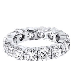 14K White Gold Round Diamond Eternity Band 5.85ct 17 14K White Gold Round Diamond Eternity Band 5.85ct -Its Hot Jewelry Shop 14k gold round diamond eternity band 585ct p 24810 backwh