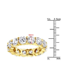 14K White Gold Round Diamond Eternity Band 5.85ct 24 14K White Gold Round Diamond Eternity Band 5.85ct -Its Hot Jewelry Shop 14k gold round diamond eternity band 585ct p 24810 rulerye