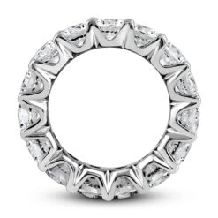 14K White Gold Round Diamond Eternity Band 6.75ct 19 14K White Gold Round Diamond Eternity Band 6.75ct -Its Hot Jewelry Shop 14k gold round diamond eternity band 675ct p 24826 additional white