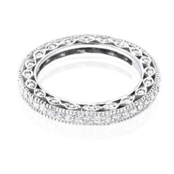 Thin 14K Yellow Gold Round Diamond Eternity Ring 0.63ct 3.4mm -Its Hot Jewelry Shop 14k gold round diamond eternity ring 063ct p 24903 backwh