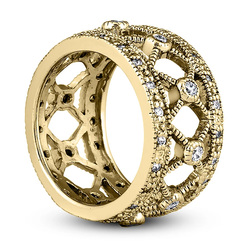 14K White Gold Round Diamond Eternity Ring 0.67ct 7 14K White Gold Round Diamond Eternity Ring 0.67ct - Image 5