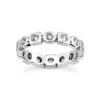 14K White Gold Round Diamond Eternity Ring 0.84ct -Its Hot Jewelry Shop 14k gold round diamond eternity ring 084ct p 24913 white 20220426