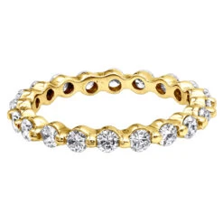 Thin 14K White Gold Round Diamond Eternity Ring 1.33ct 14 Thin 14K White Gold Round Diamond Eternity Ring 1.33ct -Its Hot Jewelry Shop 14k gold round diamond eternity ring 133ct p 24843 backye