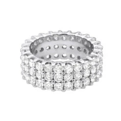14K White Gold Round Diamond Eternity Ring 4.83ct -Its Hot Jewelry Shop 14k gold round diamond eternity ring 483ct p 24844 backwh