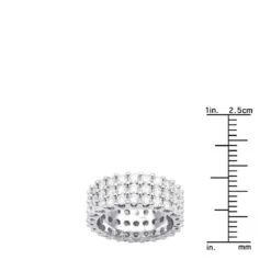 14K White Gold Round Diamond Eternity Ring 4.83ct -Its Hot Jewelry Shop 14k gold round diamond eternity ring 483ct p 24844 rulerwh